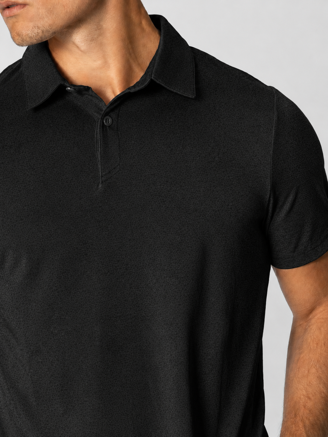 Fitt Abstract Print Polo