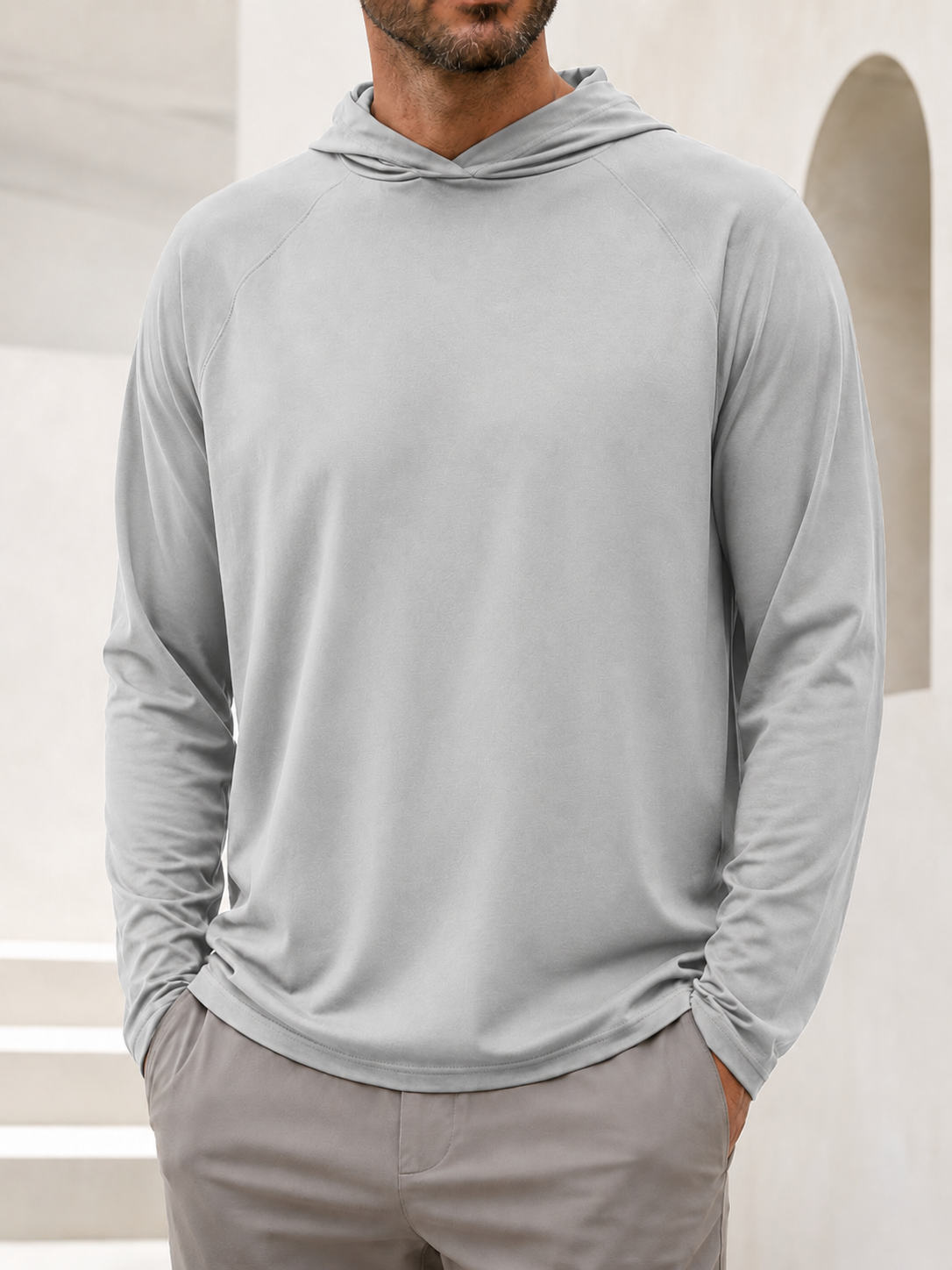 Fitt Ease Hoodie - Light Gray