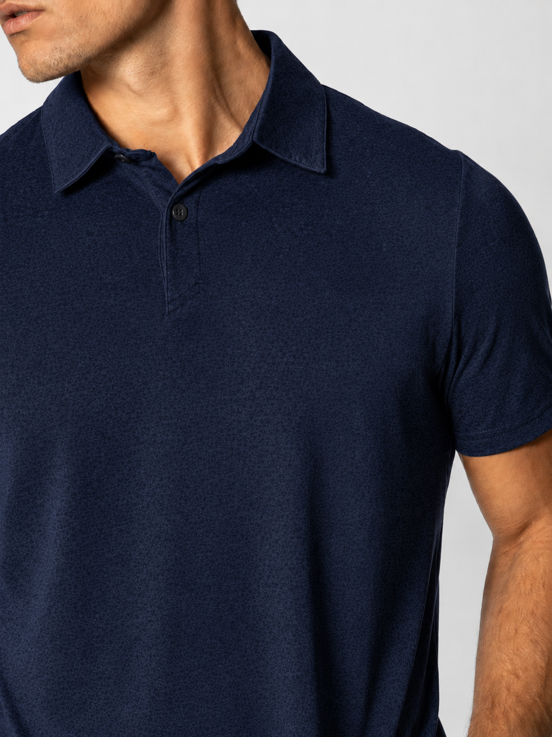 Fitt Floral Print Polo